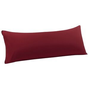 Brushed Microfiber Pillowcases Envelope Closure Soft Long Pillow Case Burgundy